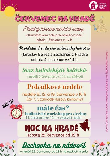 LÉTO NA HRADĚ V PLNÉ PARÁDĚ!
