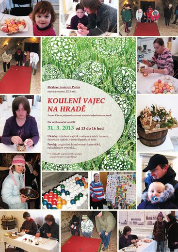 Koulení vajec na hradě 2013