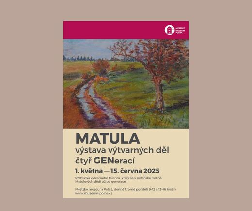 MATULA, výstava výtvarných děl čtyř GENerací, již v květnu!