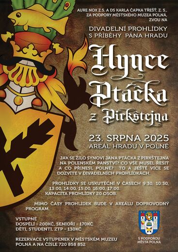 Divadelní prohlídky s příběhy pána hradu Hynce Ptáčka